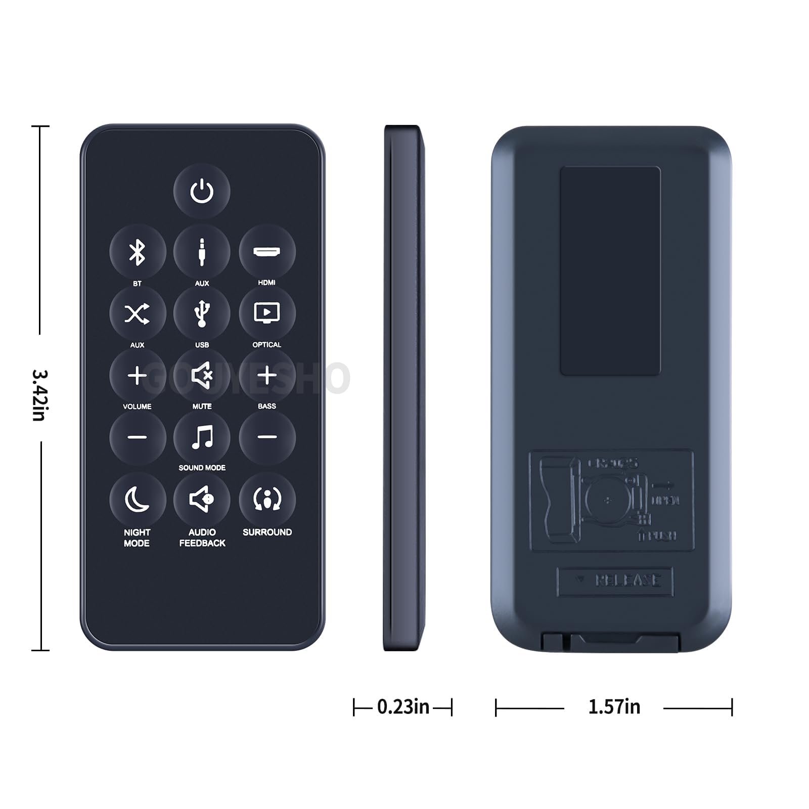 Amazon.com: PZL BT-0520 Remote Control for JBL Bar Studio 2.0