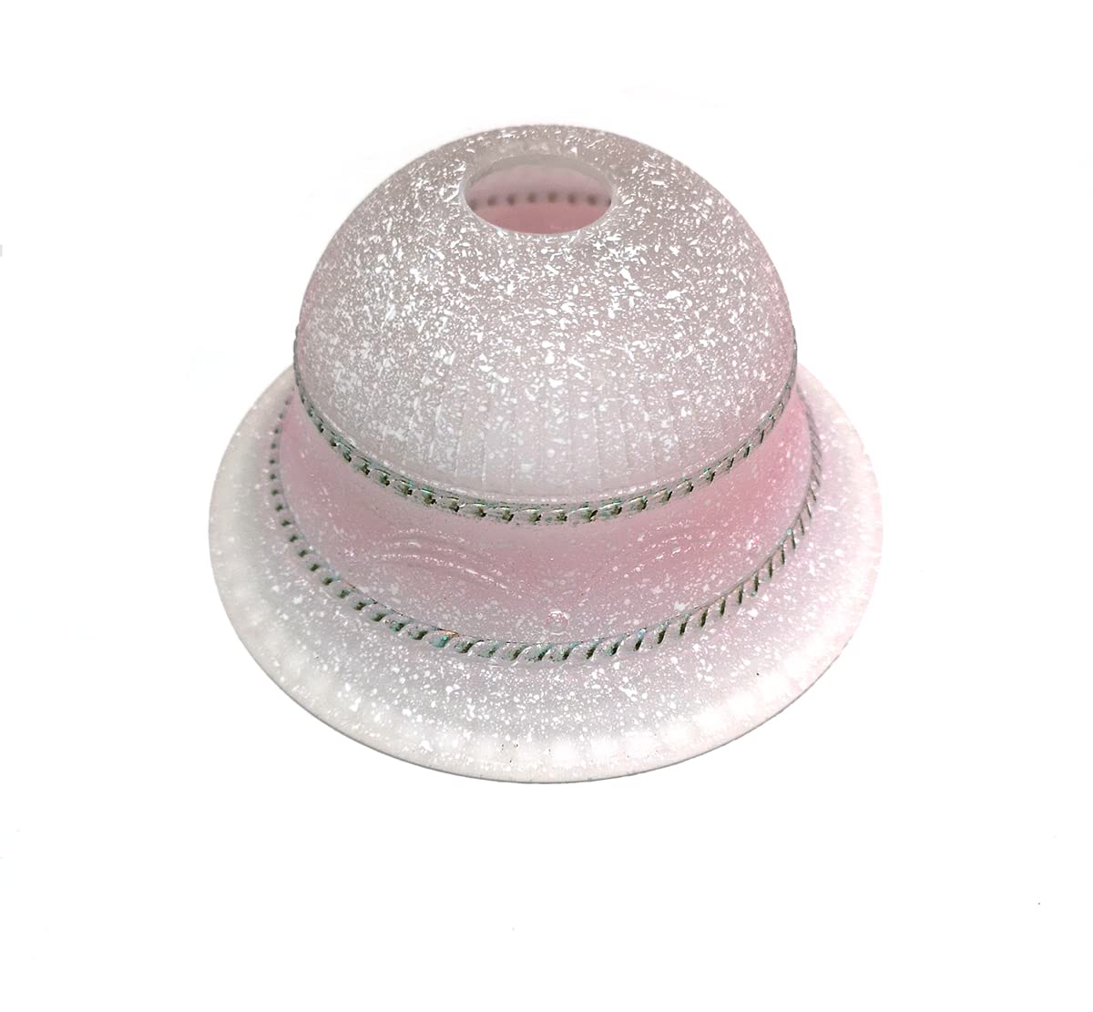 Glass cup replacement chandeliers, sconces, lumetto, lamp, glass excavation smooth pink art. adele