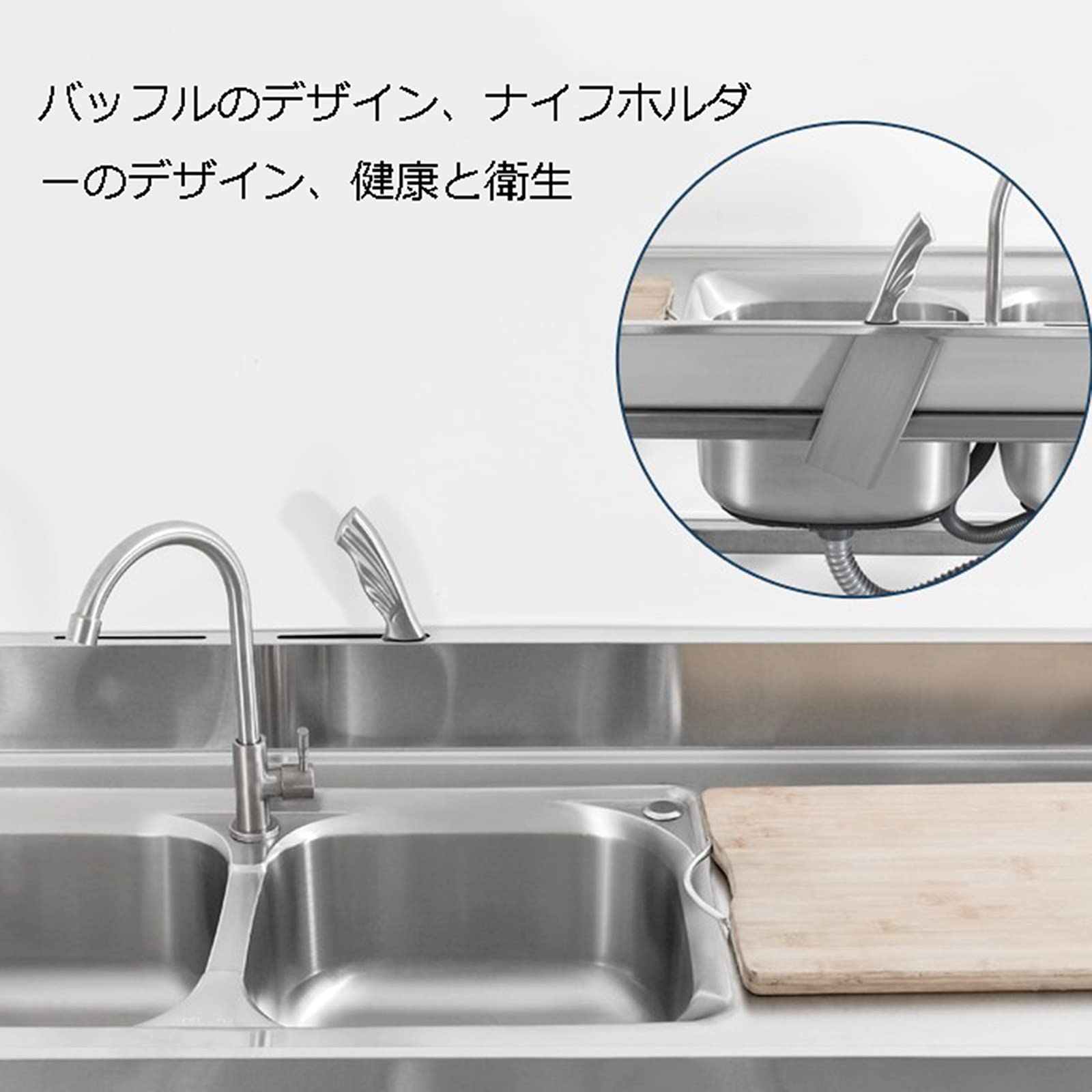洗面台　ステンレス　キッチン Amazon.co.jp: 洗面所 飲食店 工場 スーパー 商業用錆びない洗面台