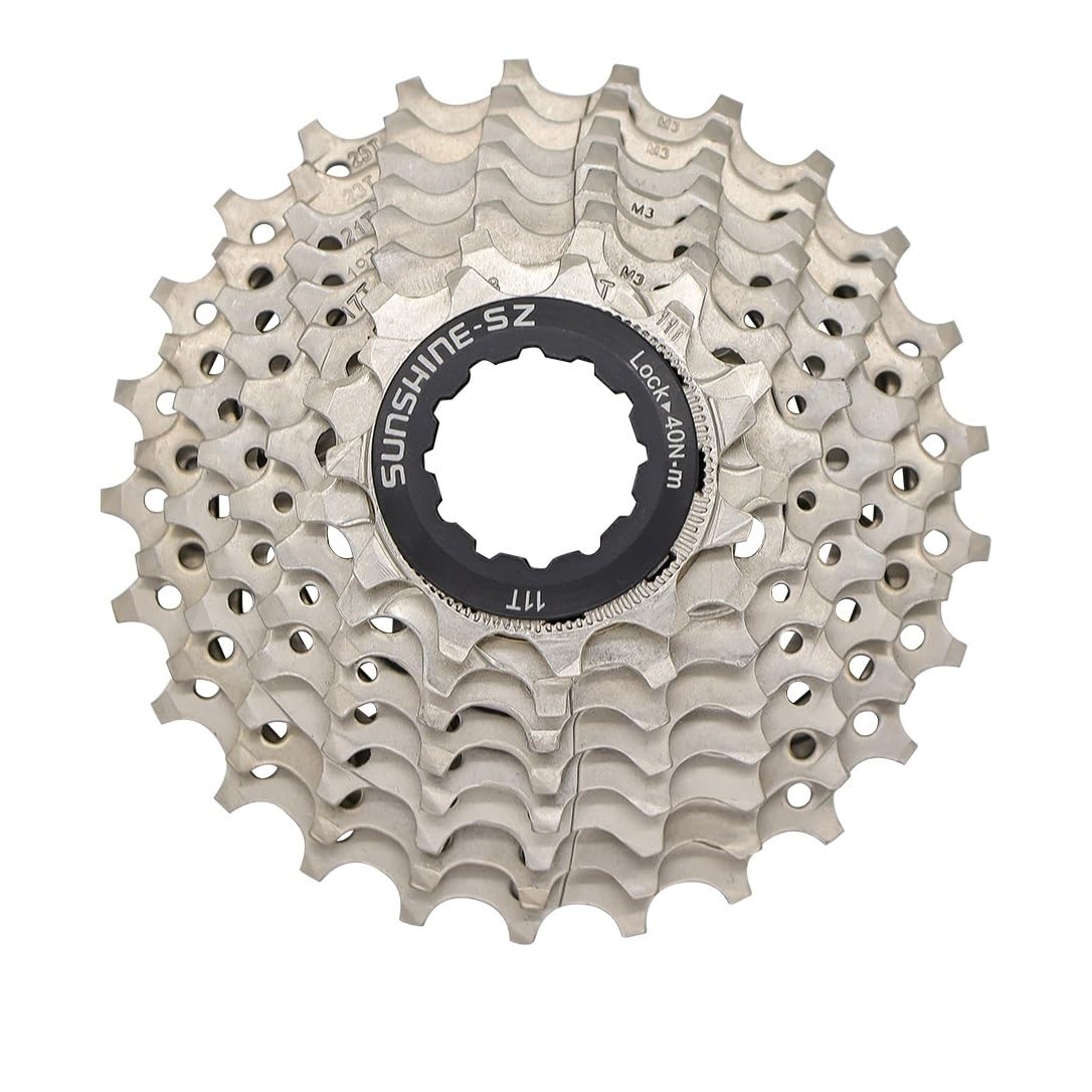 Tissting Cassette De Vélo De Montagne à 8 Vitesses, Roue Libre De Vélo De Montagne 13-28T Cassette De Vélo De Route Roue Libre VTT Pièces De Vélo Pour Vélo De Montagne Vélo