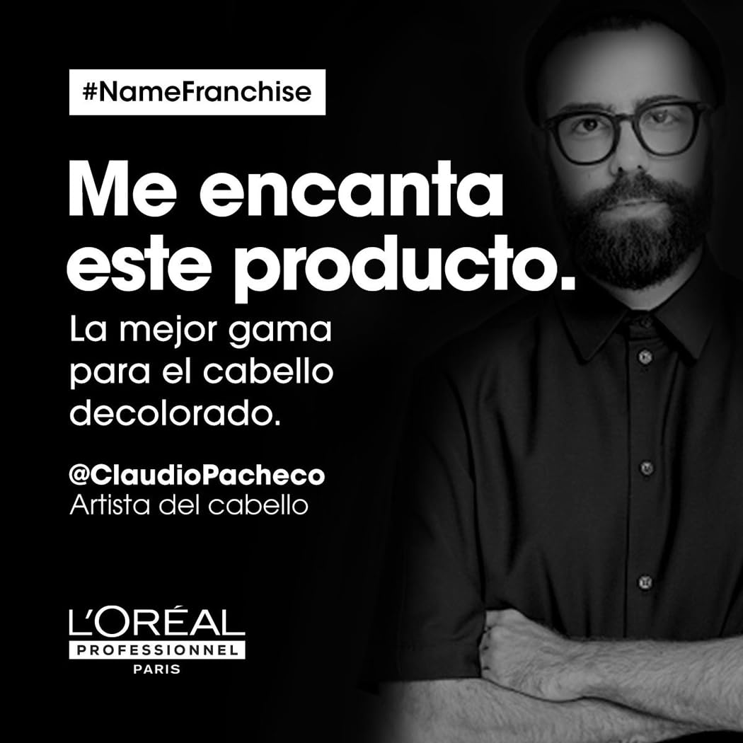 L’Oréal Professionnel | Champú Neutralizador para cabellos grises, blancos o rubios claros, Silver, SERIE EXPERT