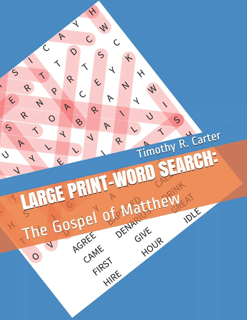 LARGE PRINT Word Search: The Gospel of Matthew (Bible Puzzles)
