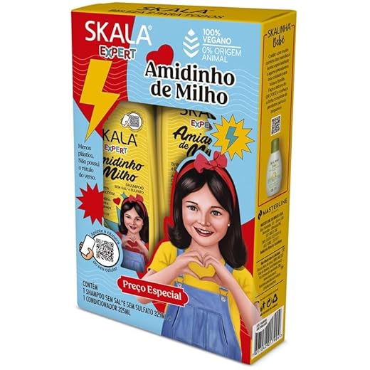 Kit Sh+Cond Skala Amidinho De Milho 325Ml