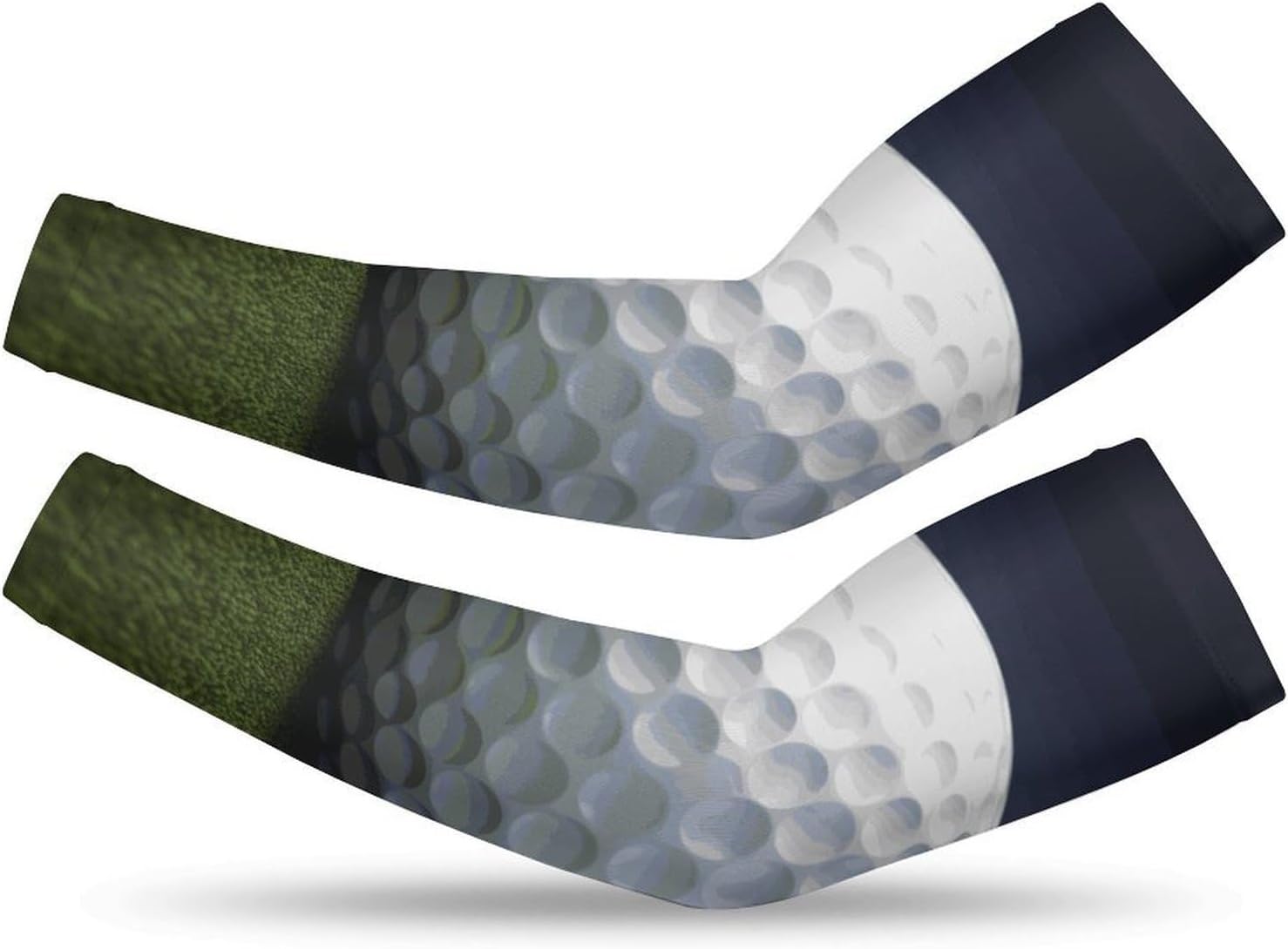 Golf Ball Arm Sleeves for Men Women Sun Protection Sleeves Cooling Compression Arm Covers for Sport
