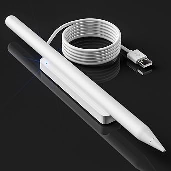 Magnetic USB Charger fits for Apple Pencil 2nd Generation only 3.3Ft Rapid Charging Cord for Convenient Travelling
