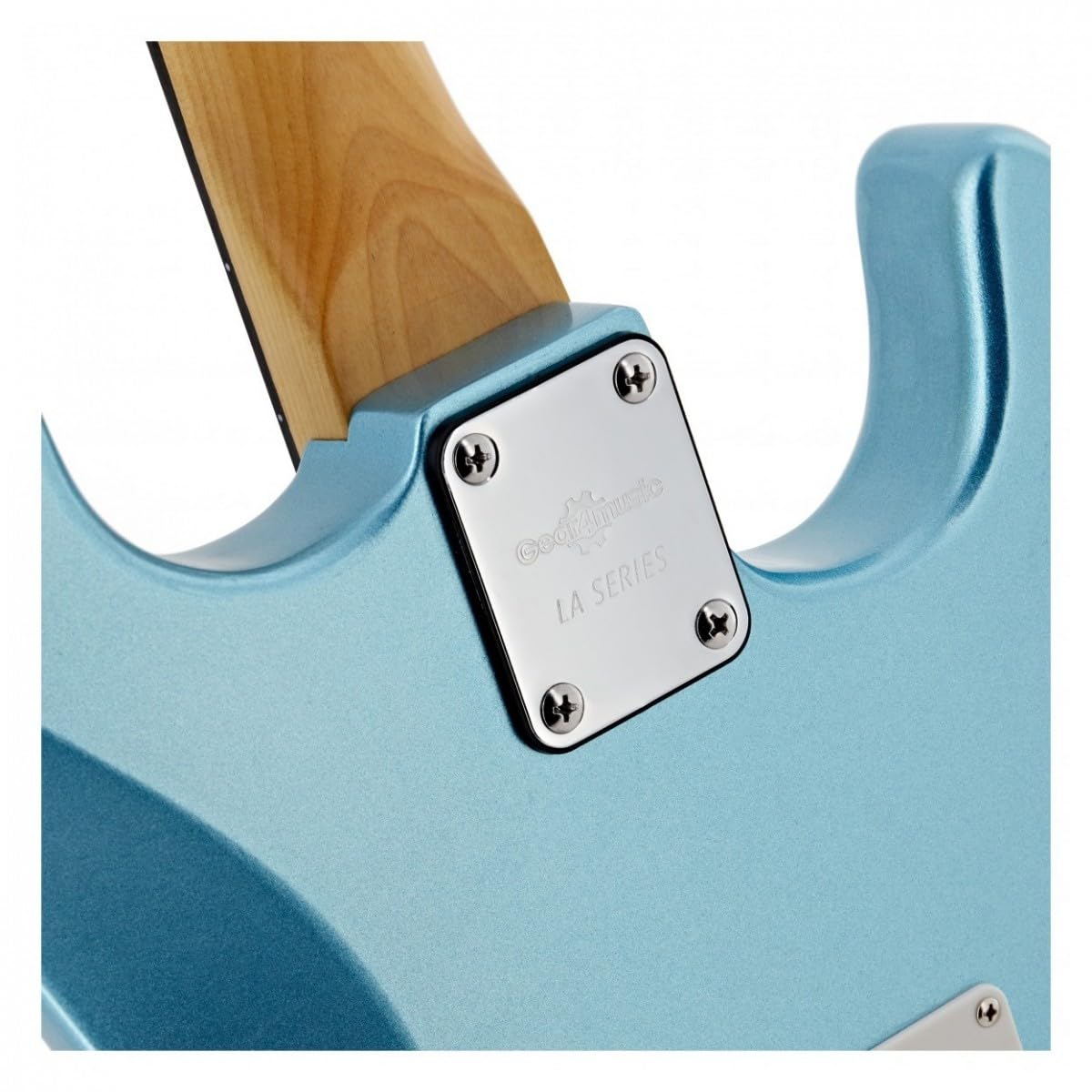 Chitarra Elettrica Mancina con Ampli 15W LA Select, Blu Metallizzato | Mancina dalla Sensazione Equilibrata e Comoda, Ampli 15W con Canali Overdrive e Clean, Cavo Borsa e Tracolla, Blu