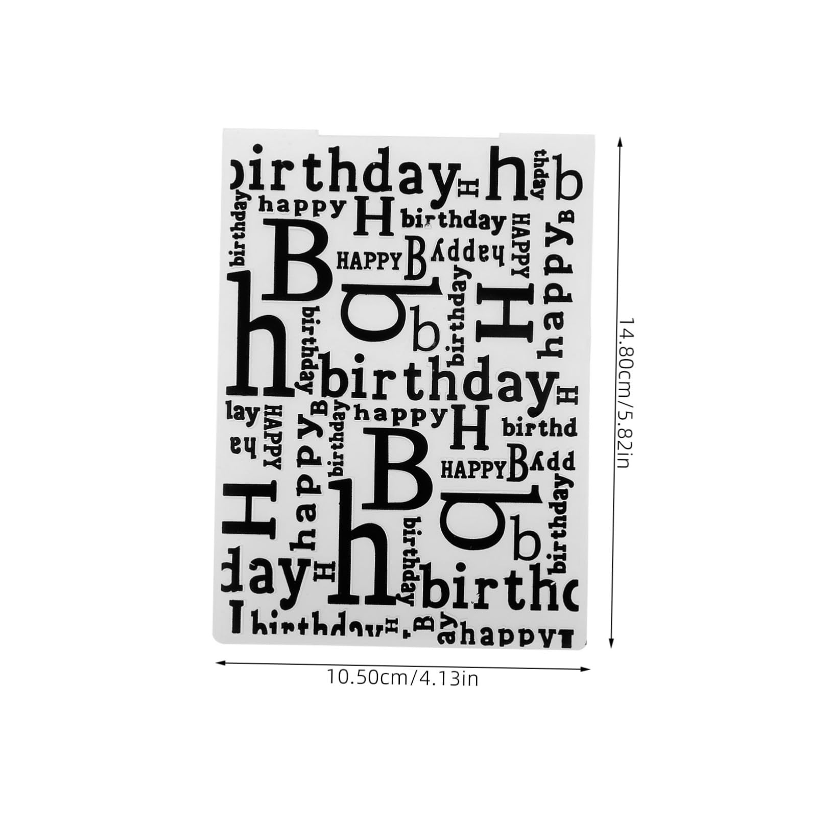 KALLORY Plastic Embossing Templates for DIY Scrapbooking and Card Making Projects