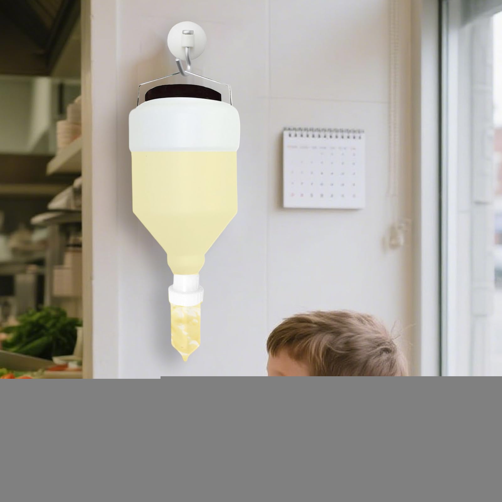 Bottiglie Spremibili Condimenti Contenitore Capiente A Prova Di Perdite | Dispenser Per Ketchup Appendibile Dispenser Grande Ricaricabile Per Salse, Panna Acida, Condimenti, Dressing,