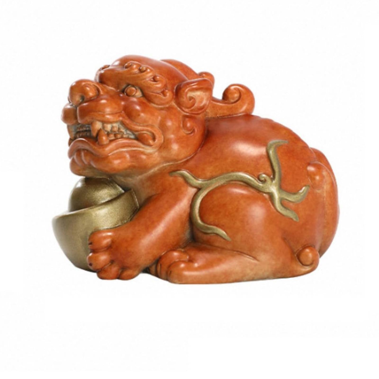 Escultura de Escritorio de Latón Estatua Figura Adorno Decorativo de Latón Fundido con Superficie Pulida Apta para, Style to 9
