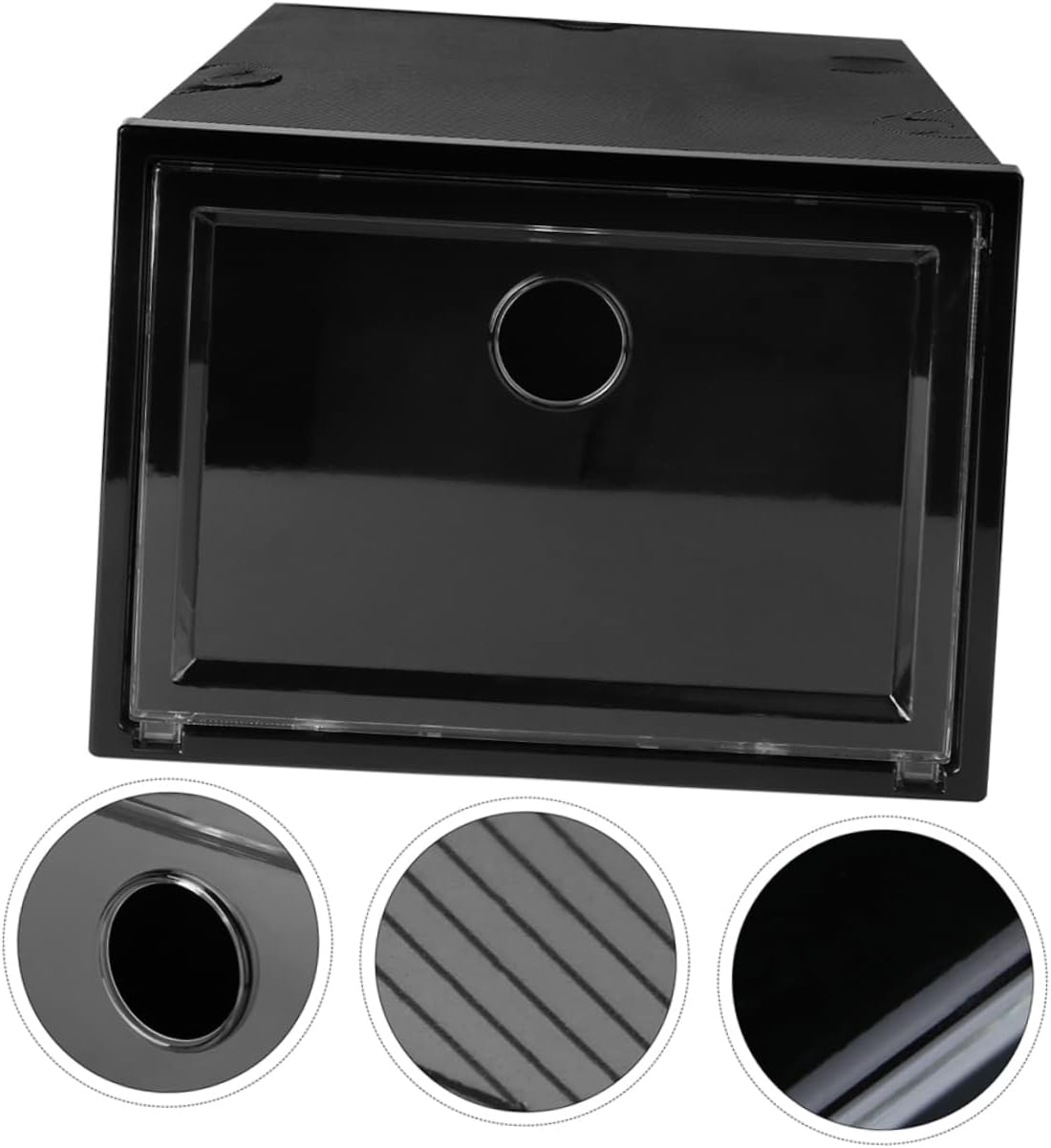 Ciieeo 6pcs Stacked Plastic Shoe Boxes Pp Material Organizing Containers for Shoes