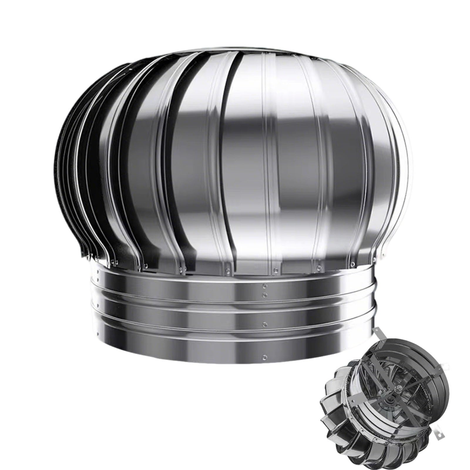 MYXJGNAIY Stove Pipe Chimney Cap for 3-23.6 in Round Flue, Roof Rain Chimney Cover, Fireplace Exhaust Chimney Cowl, Rotatable Ventilation Chimney Cap with Practical Accessories(7.9in)