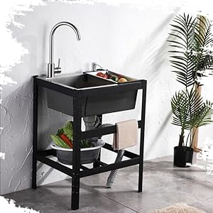 Gskfxj Xiaofei Edelstahl Ausgussbecken 68x45cm