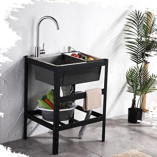 Gskfxj Xiaofei Edelstahl Ausgussbecken 68x45cm