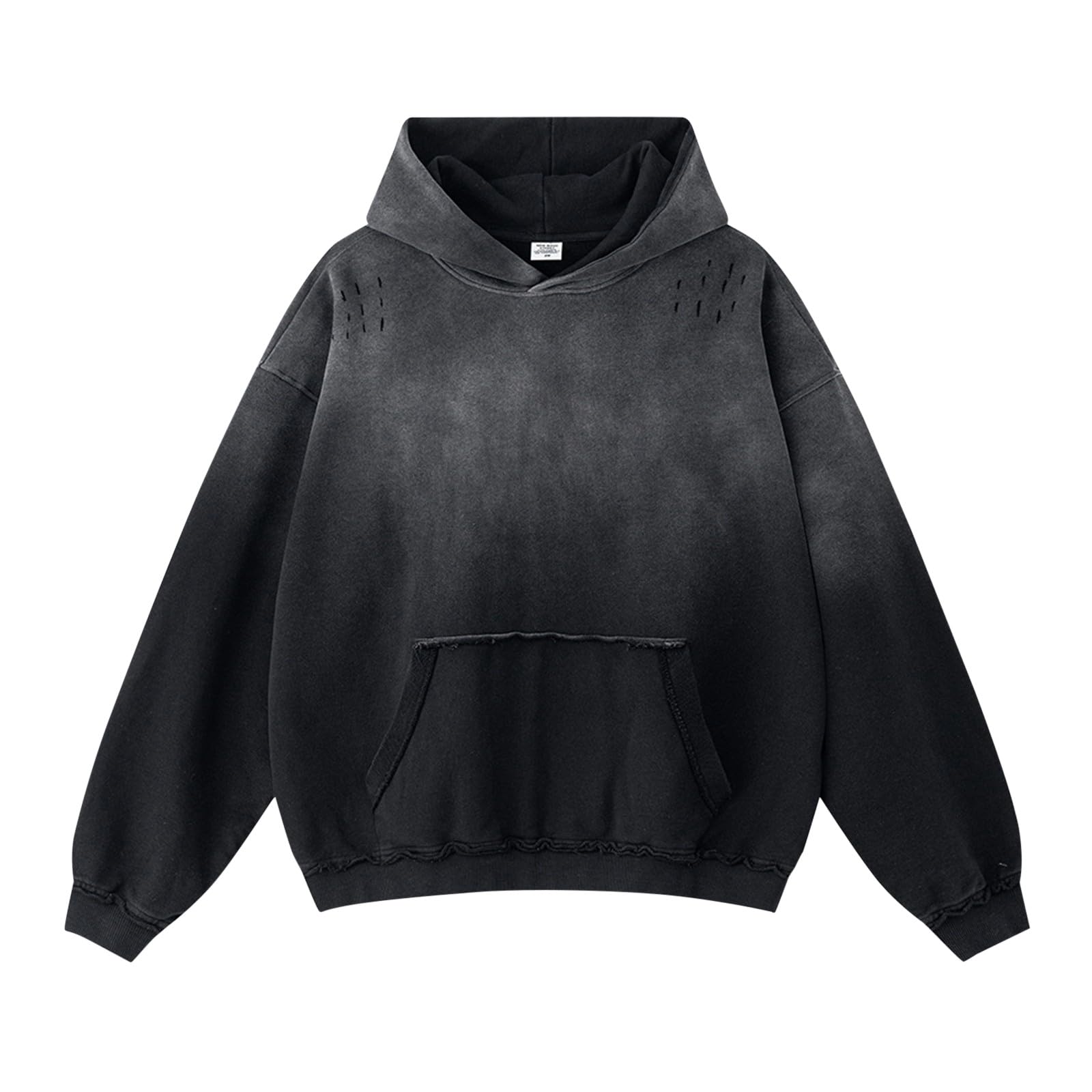 Sudadera con capucha para hombre de manga larga con capucha de algodón