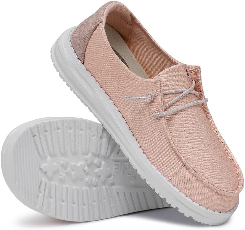 Hey Dude Wendy Youth Glitter Moccasin, Rose Crystal, 36 EU, Różowy kryształ., 36 EU