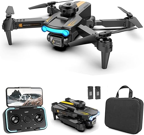 Miniatura 10 de GoolRC XT2 Drone con cámara para adultos, 4K HD FPV Mini Drone para niños con posicionamiento de flujo óptico, Qudcopter RC con evitar obstáculos,