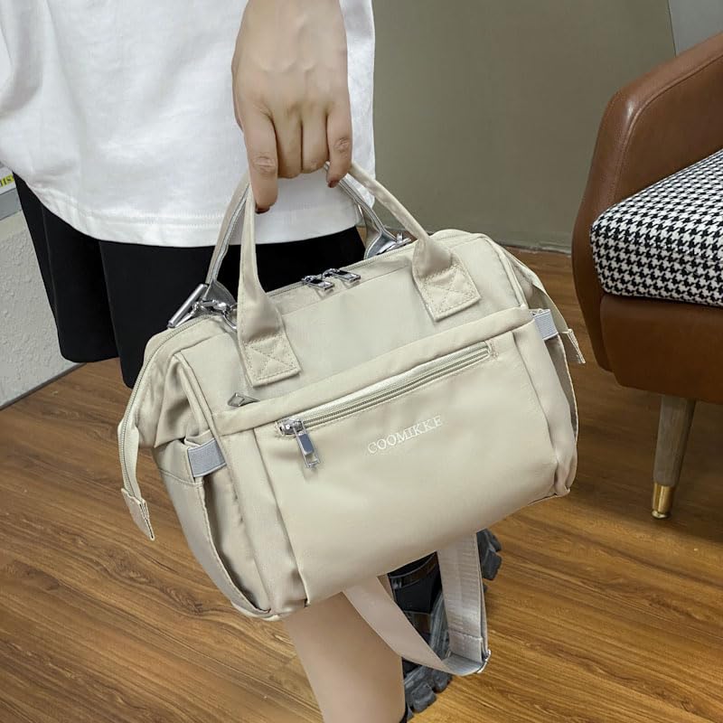 Image of Winnies Diaper Bag Mummy Tote for Baby Care | Multifunction Travel Nappy Tote with Zipper Closure | Large Capacity Hand-Carry Mother Bags for Newborn Essentials & Hospital Use (Green)