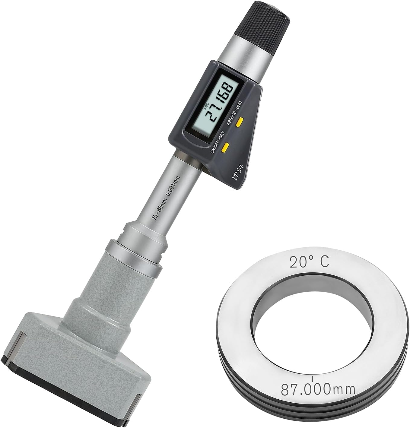 CGOLDENWALL IP54 DIGITAL 3 POINT INTERNAL MICROMETER (75-88mm)