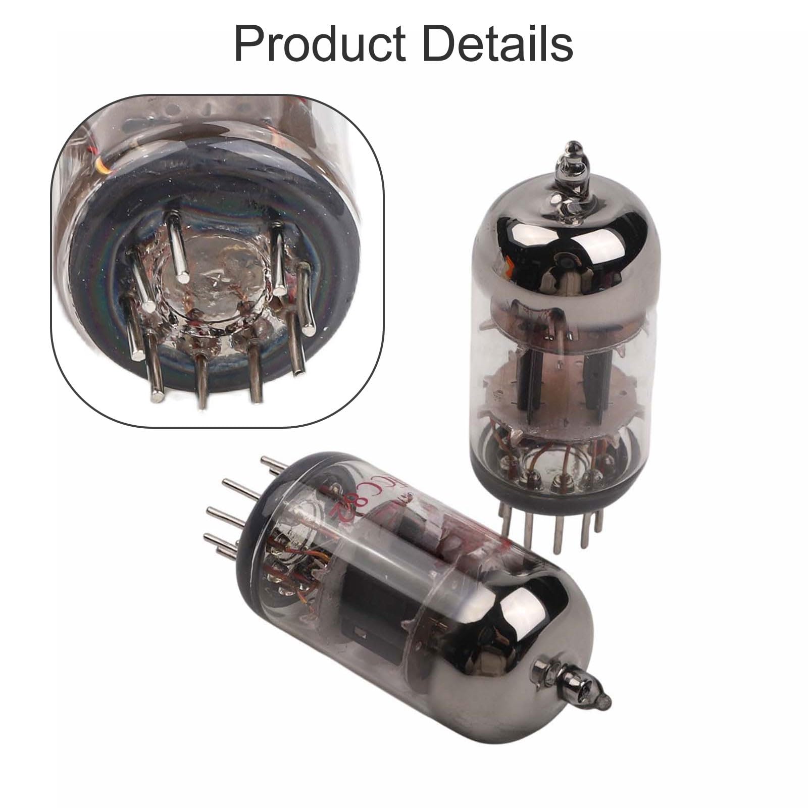ECC82 Tubo a vuoto, 12AU7 Electron Tube, HiFi Audio Ricambio per Amplificatore, Coppia Abbinato Basso Rumore, Aggiornamento Stereo Fai da Te