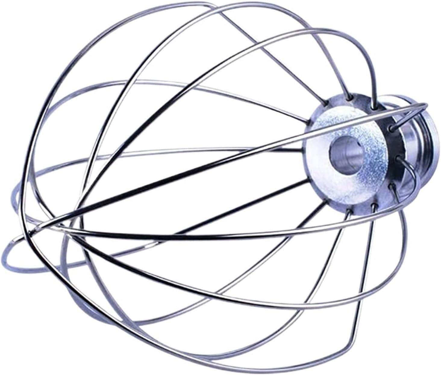 8X Wire Whip Attachment ，Compatible for Tilt-Head Stand Mixer ，Compatible for Kitchenaid K5AWW 5 Quart KSM50, KSM5 Egg Cream Stirrer Accessories
