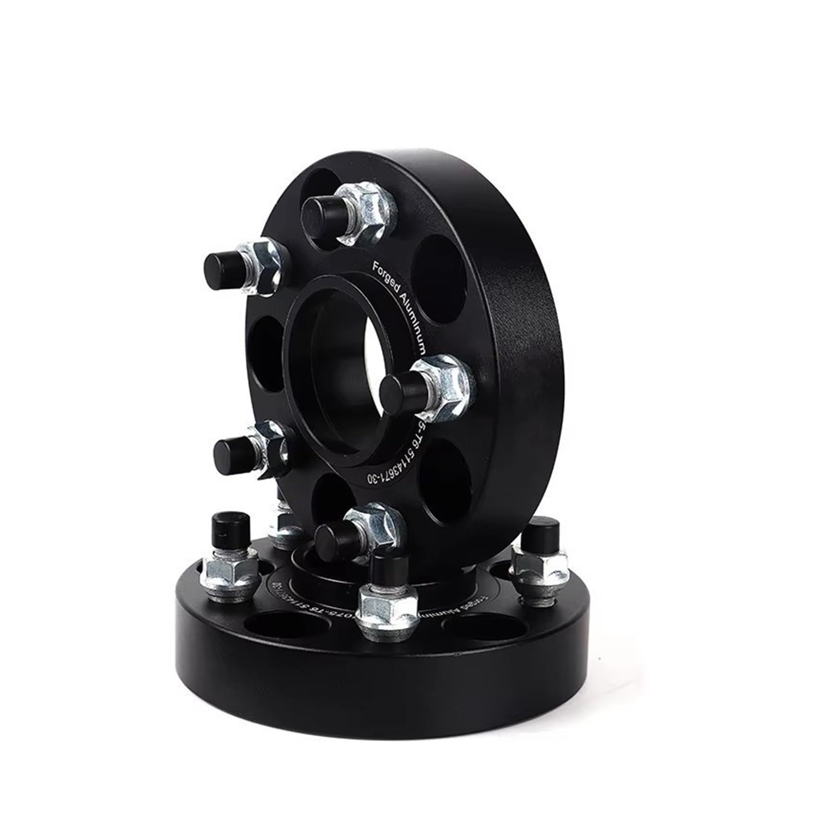 Entretoises Roue Pour Ford Pour Mustang M1/2 Ou M14x1.5 2 Pièces 15-50mm PCD 5x114.3 CB 70.6mm Adaptateur D'espacement Roue Bride 5 Cosses Élargisseurs de Voie(2PCS 45MM 1-2)