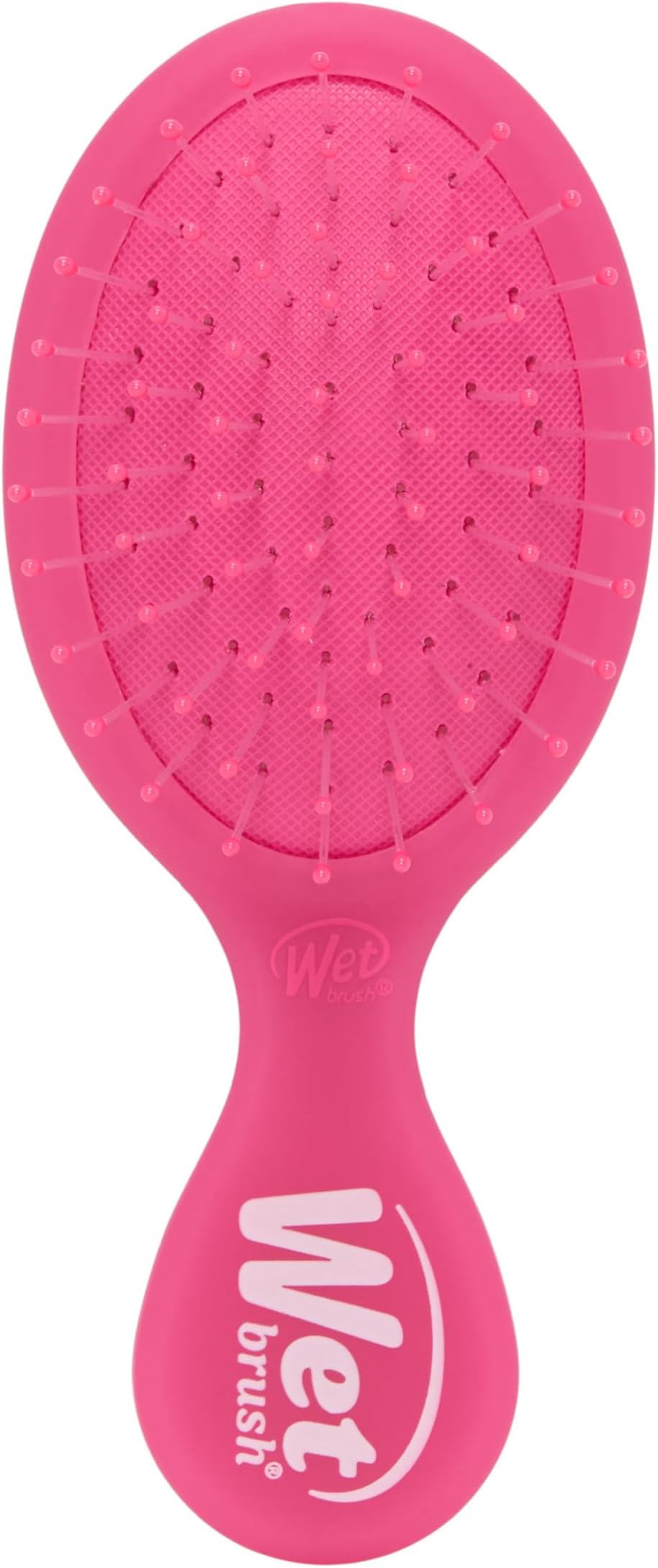 Mini Detangler Hair Brush, Pink Frost, Detangling Travel Hairbrush, Ultra-Soft IntelliFlex Bristles Glide Through Tangles with Ease, Pain-Free, All Hair Types