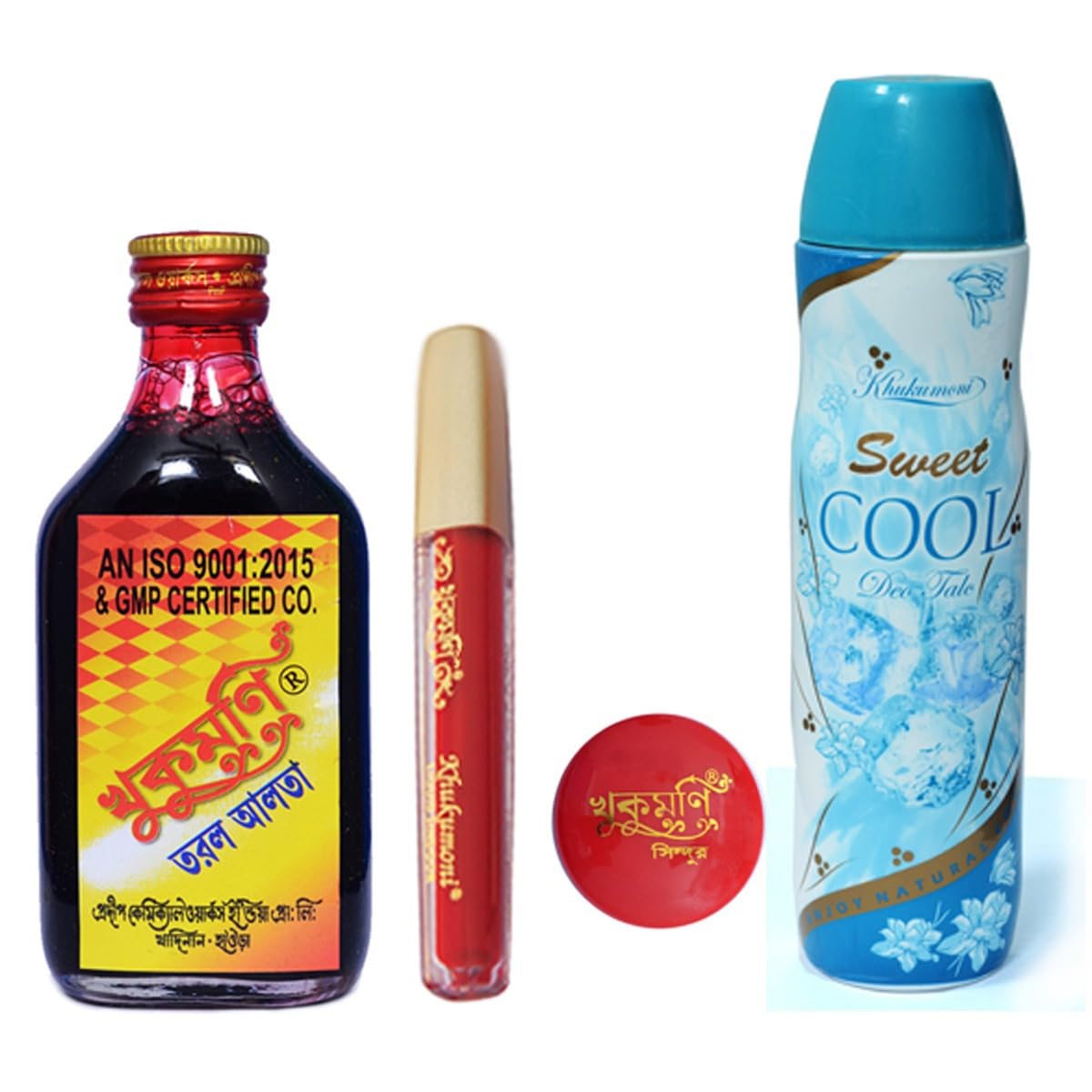 Combo - Khukumoni ALTA 100ml+SPL Dust+L/Red+Cool TALC
