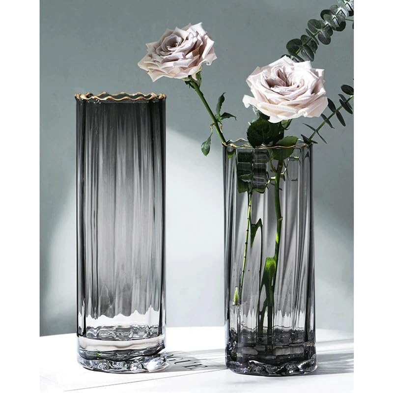 Vase à fleurs hydroponique pour décoration de bureau et intérieur moderne