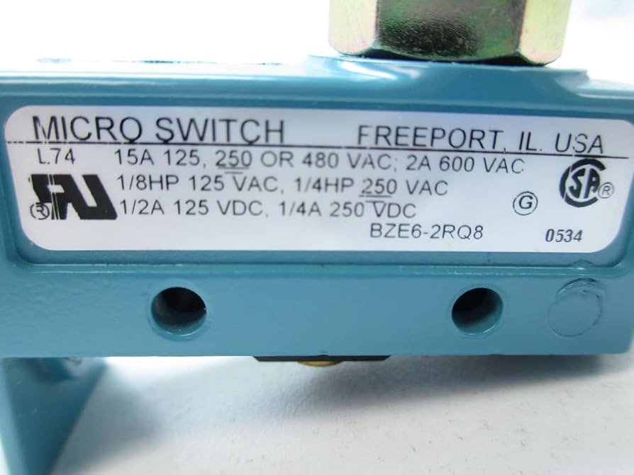 Amazon.com: HONEYWELL S&C BZE6-2RQ8 Limit Switch, TOP Roller