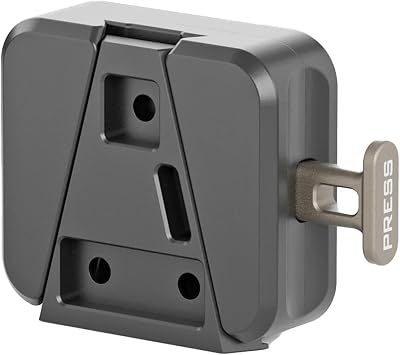 Tilta Pocket V-Mount Battery Plate V2 | Quick Release Design | Universal 1/4"-20 Mounting with Locating Pins | Ultra Lightweight | Compact Profile for Gimbal, Drone & Handheld Rigs | Black