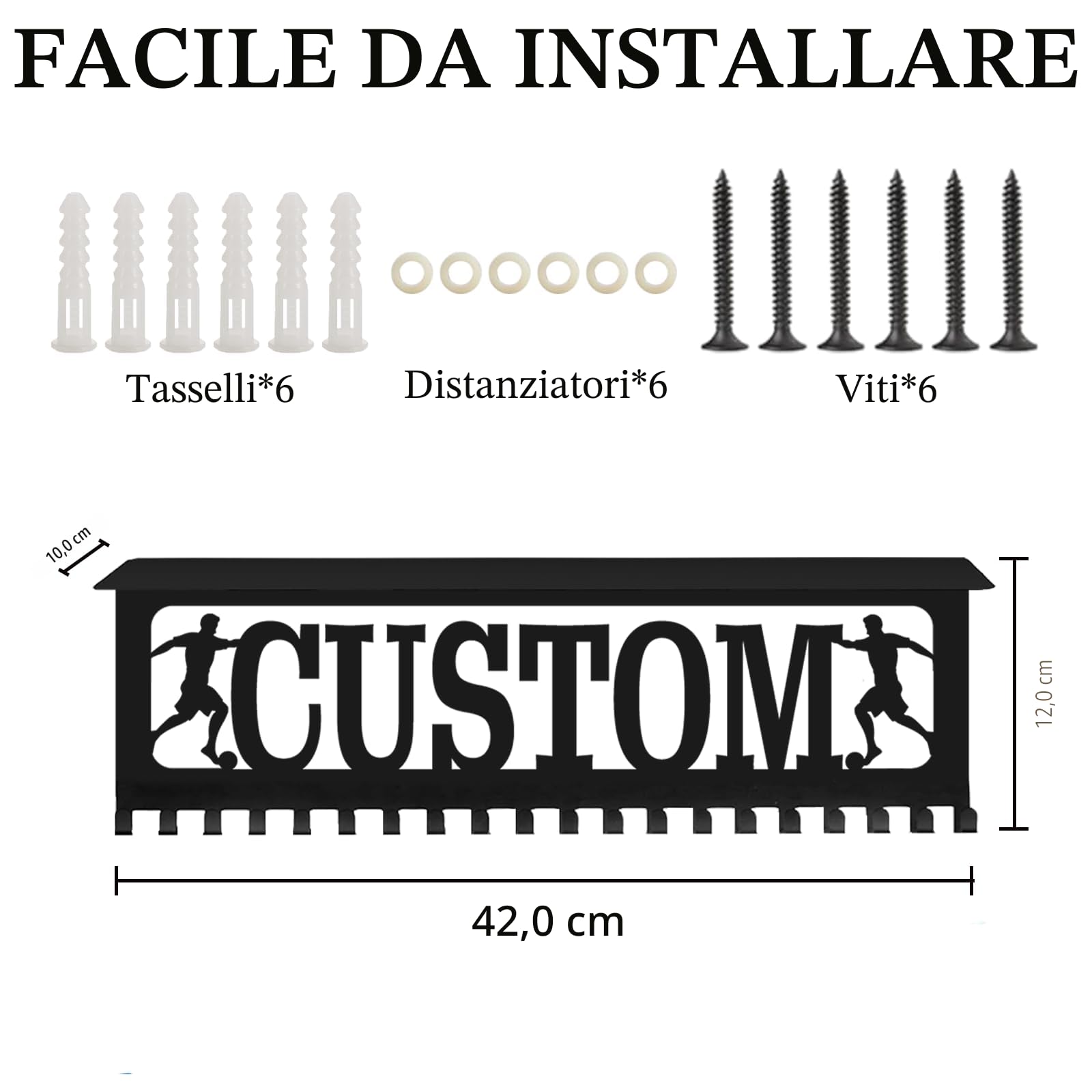 Porta medaglie Personalizzato con Nome Logo Personalizzato espositore per premi Nastri da Parete Ginnastica corridori Ragazzi Ragazze Bambini Regalo Personalizzato espositore per medaglie in Metallo