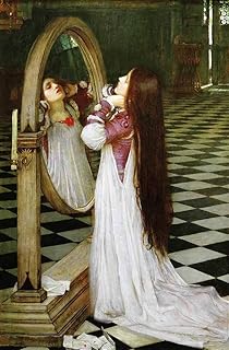 JH Lacrocon John William Waterhouse - Mariana nel Sud Riproduzioni Quadro Stampa su Tela Arrotolata 40X60 cm - Mitologia Dipinti Decorazione da Parete