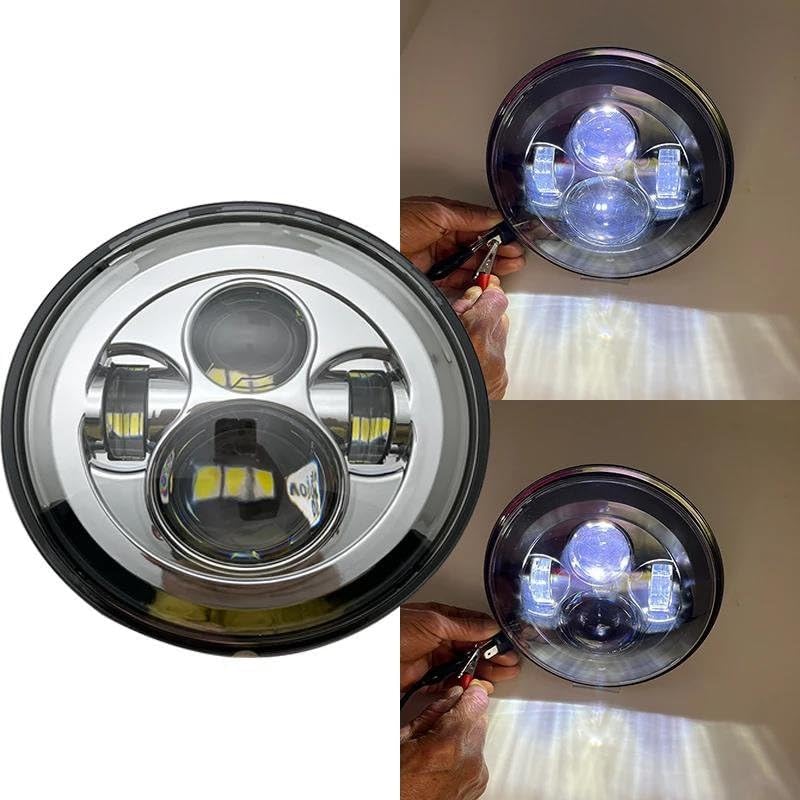 に適合する ドゥカティ に適合する モンスター 1000 600 1993-2008 用 7インチ LED ラウンドヘッドライト バ