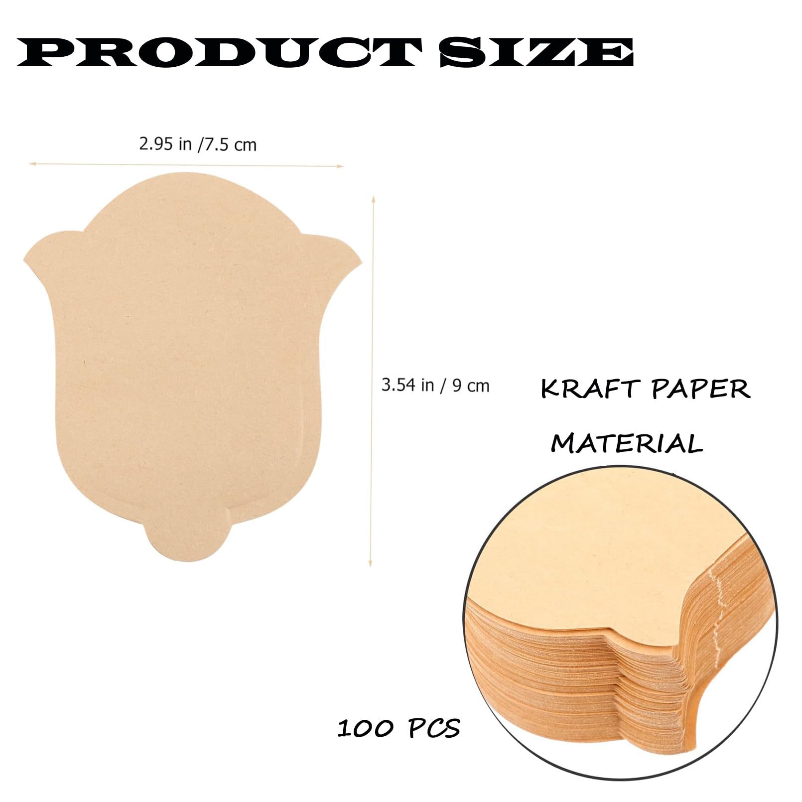 BGCYEGD kraft paper spoon sleeve,kitchen gadgets,Portable Tableware Paper Sleeve,Takeout Supplies Spoon Paper Pockets Packaging Sleeve(100 Pieces) - Image 2
