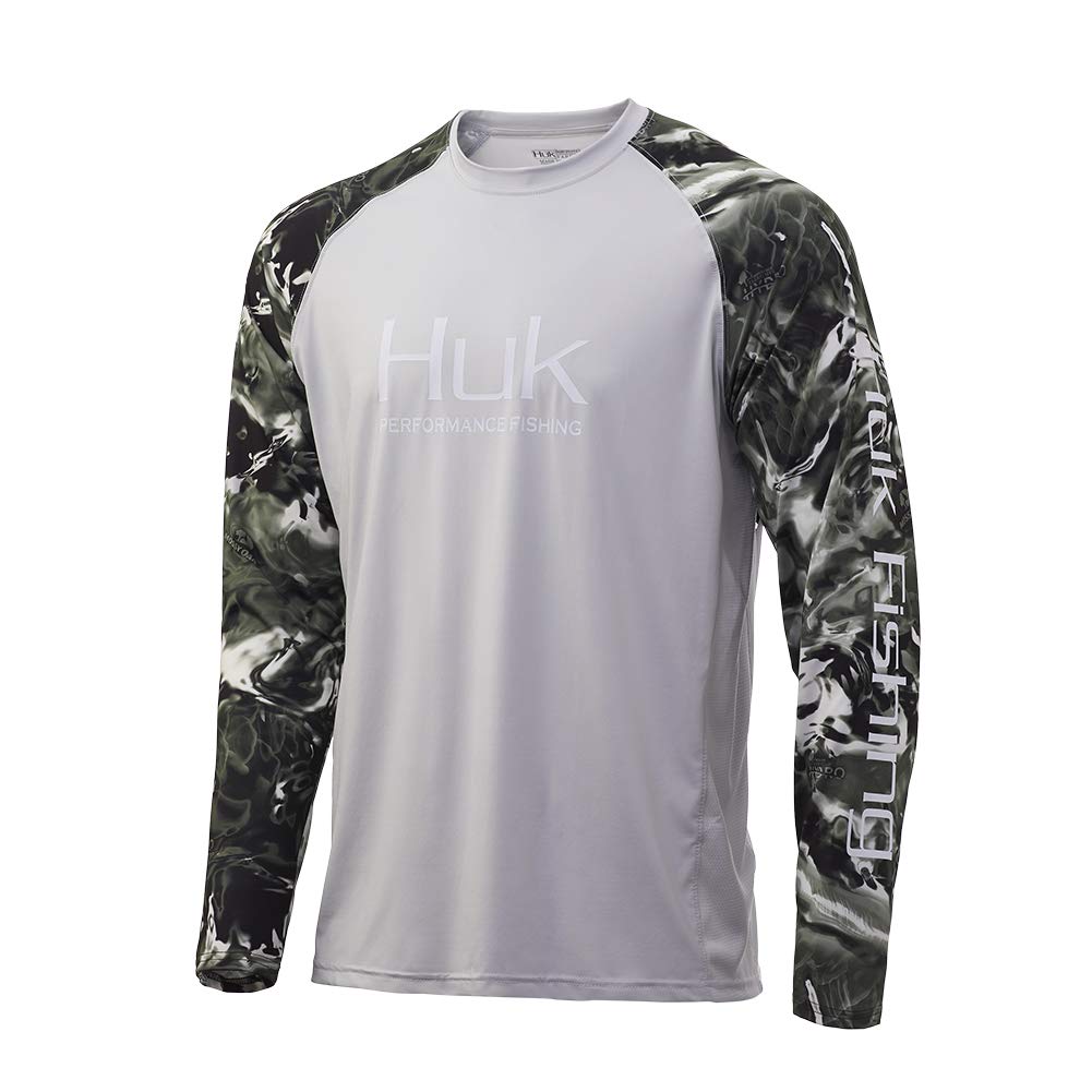 HUK Długi rękaw Mężczyźni Huk Mossy Oak Double Header