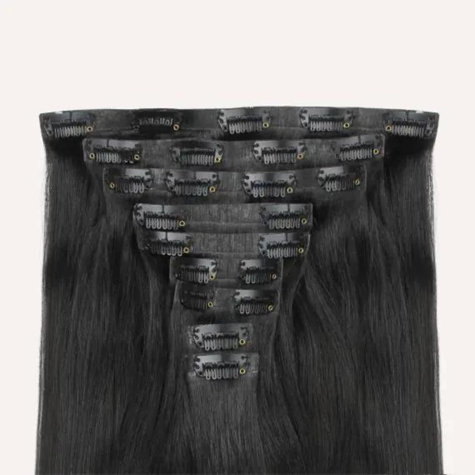 Zala Real Human Hair Clip In Hair Extensions Seamless Clip