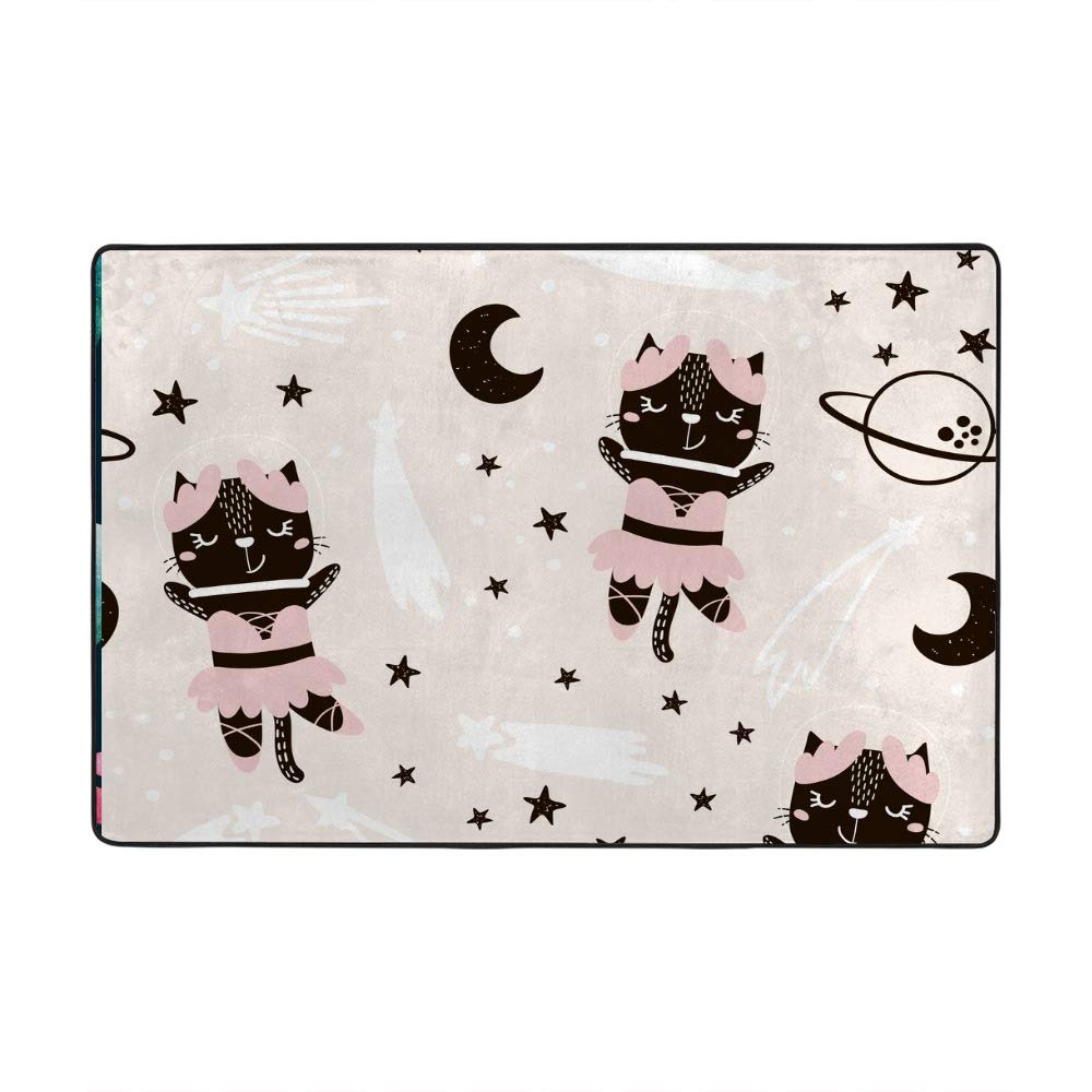 Tapis en velours épais lavable pour éliminer le froid du sol en chambre d'enfant 63X48Inch