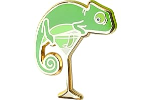 Cocktail Chameleon - Enamel Pins for Bartender Aprons