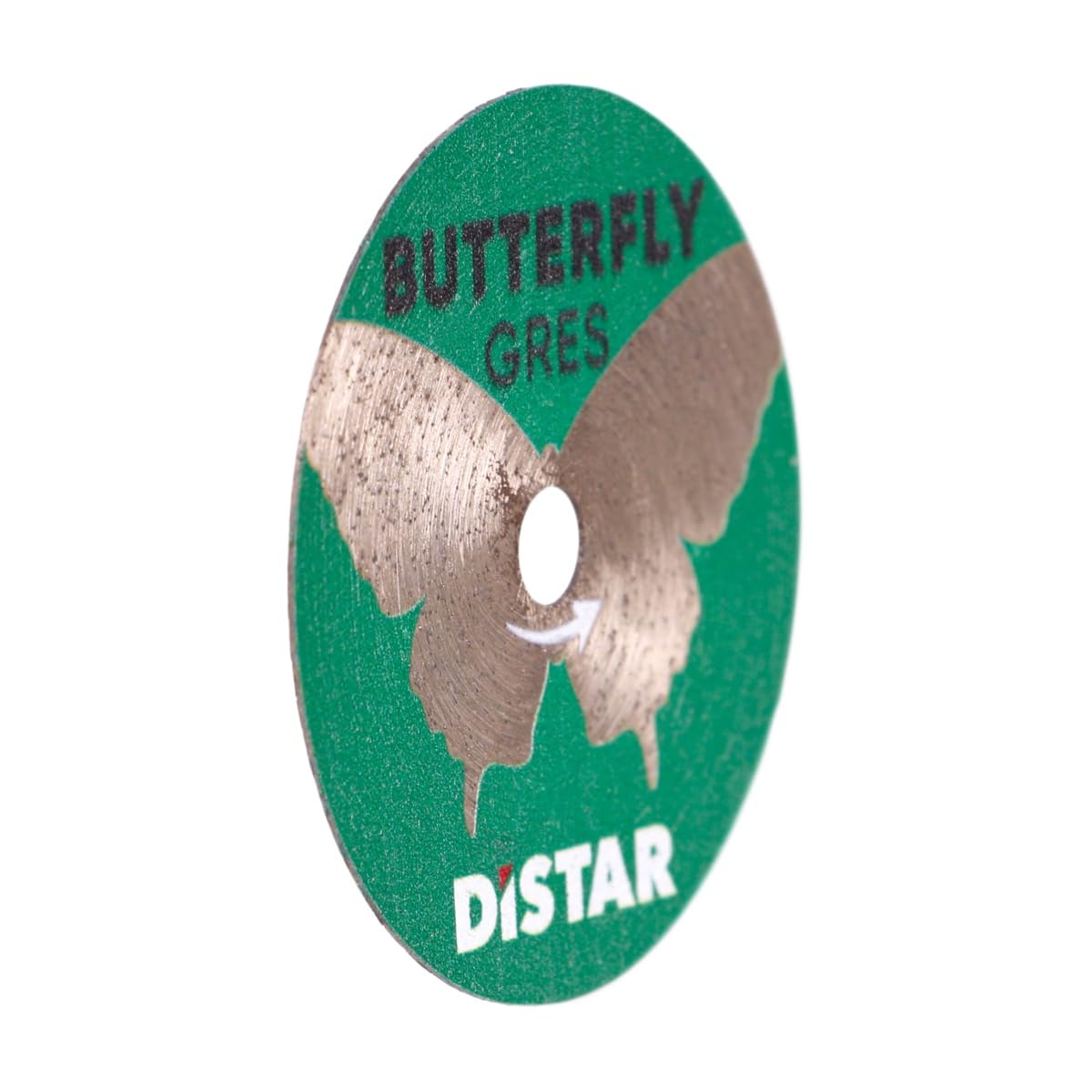 Distar Butterfly Gres Diamond Cutting Disc 45mm Diameter 0.6mm Thickness for Porcelain Stoneware, Green