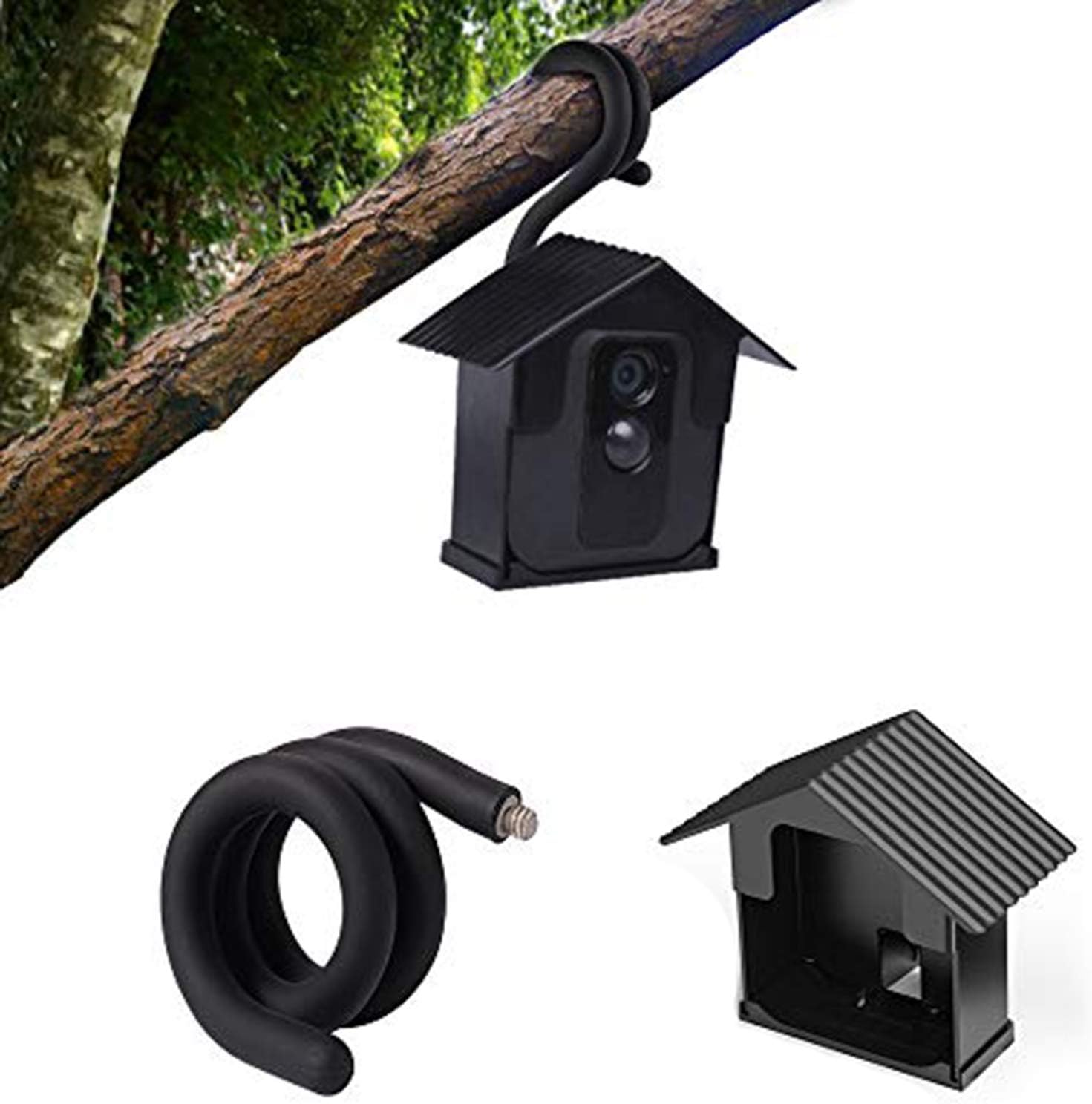 【Upgraded Version】 Koroao Blink XT2 Twist Mount Protective Weatherproof Housing + Flexible Twist Mount Pod Outdoor Mount Compatible with Blink XT/XT2 Camera. (Housing Bracket&pod)