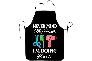 SARA NELL Hair Dresser Apron Craft Apron Adjustable Bib Apron for Men & Women