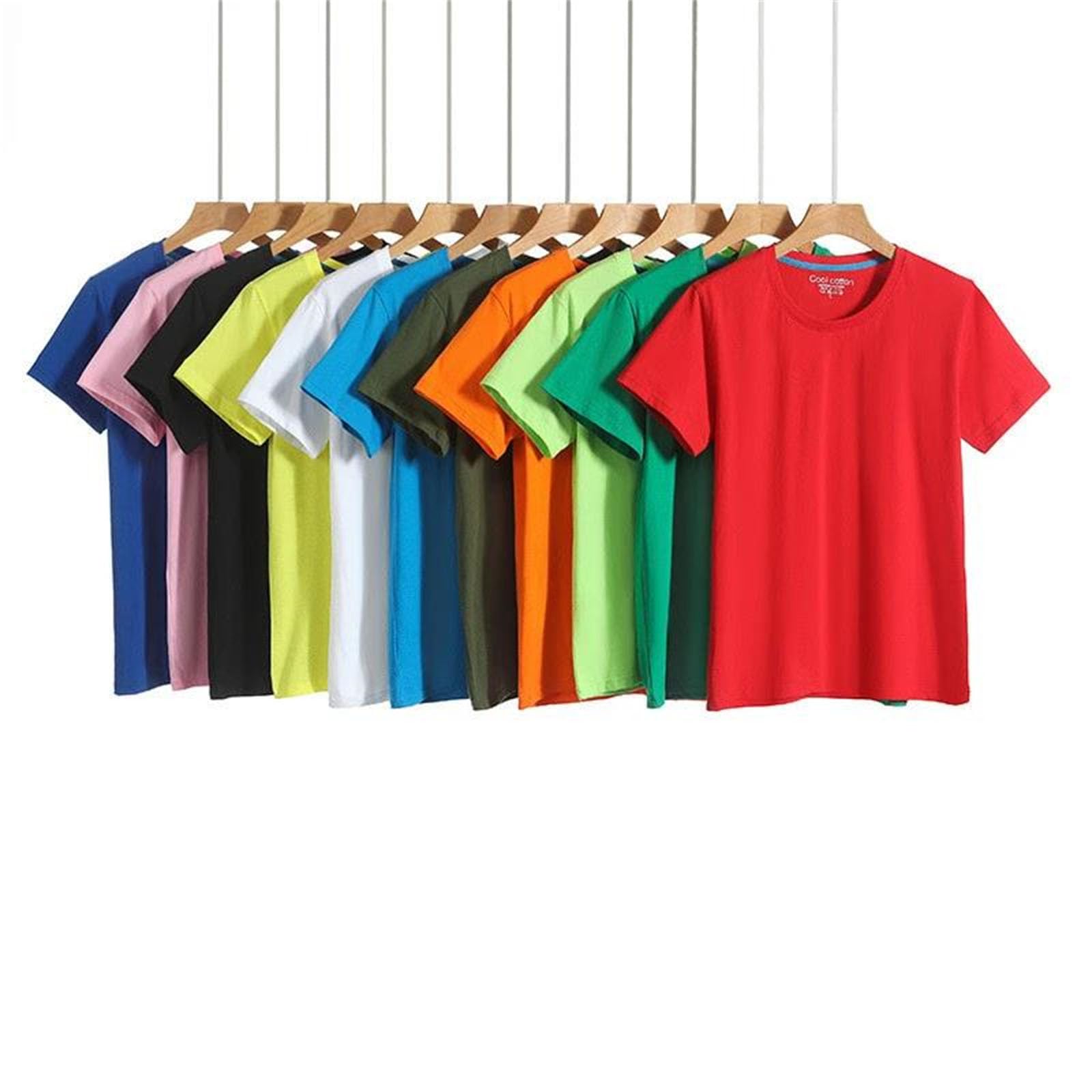 T-shirt da uomo casual in cotone slim fit girocollo a maniche corte t-shirt leggera sportiva top