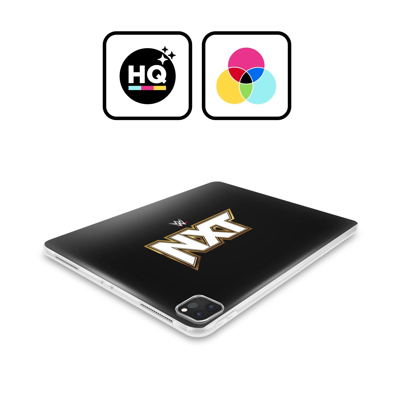 Head Case Designs Officially Licensed WWE NXT TV Program Logo Soft Gel Case Compatible with Samsung Galaxy Tab S8 Plus