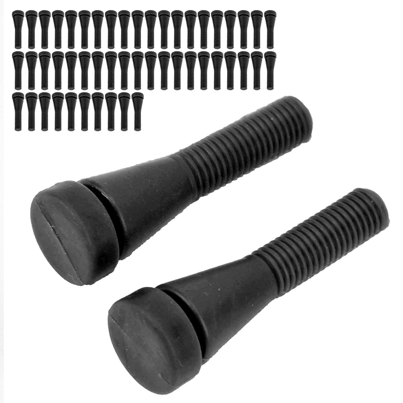 Plumeuse de Poulet, 50 pcs Doigts Doux Plumeuse pour Oie pour Canard pour Plumer la Caille(Le Noir)
