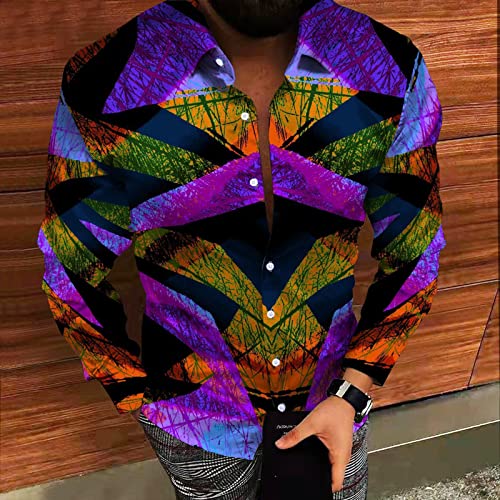 Men's Fashion Round Neck Sweatshirt Outdoor Ethnic Printed Shirts Loose Long Sleeved Pullover T Shirt Blouses Designer Shirt Men Trench Coats Long Sleeve Hoodie Shirts For Men Men T-Shirt #TOP3