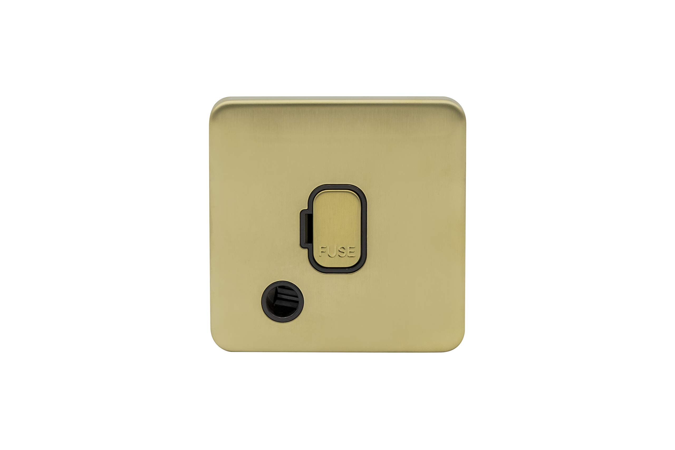 Schneider Electric Lisse GGBL5003BMB – Unità Di Connessione Fusibile 13A – Senza Interruttore – Colore Bronzo Moka Con Interno Nero