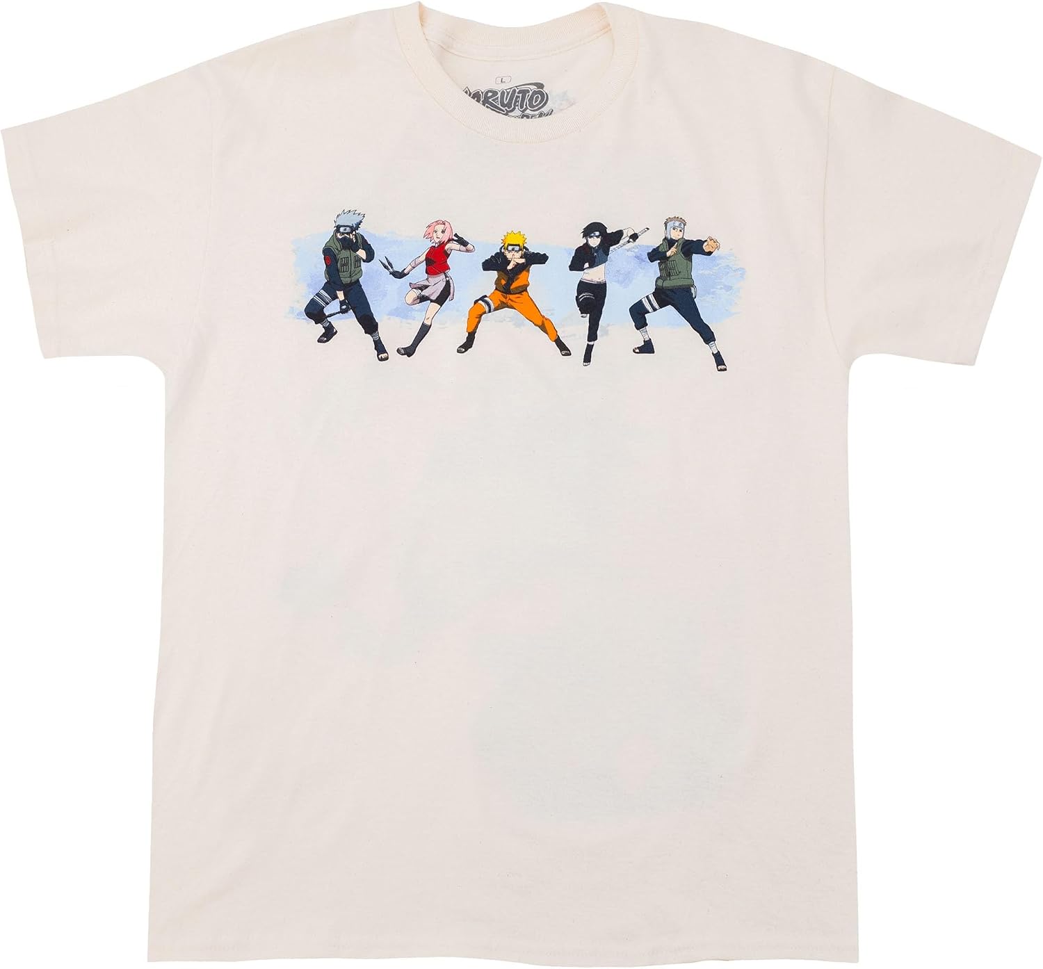 Ripple Junction Naruto Shippuden Anime Collection Men's Graphic T-Shirt Officially Licensed