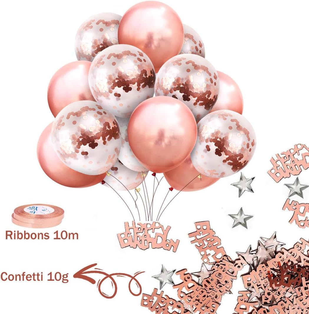 iZoeL Balloons, 24 Pcs, Pink