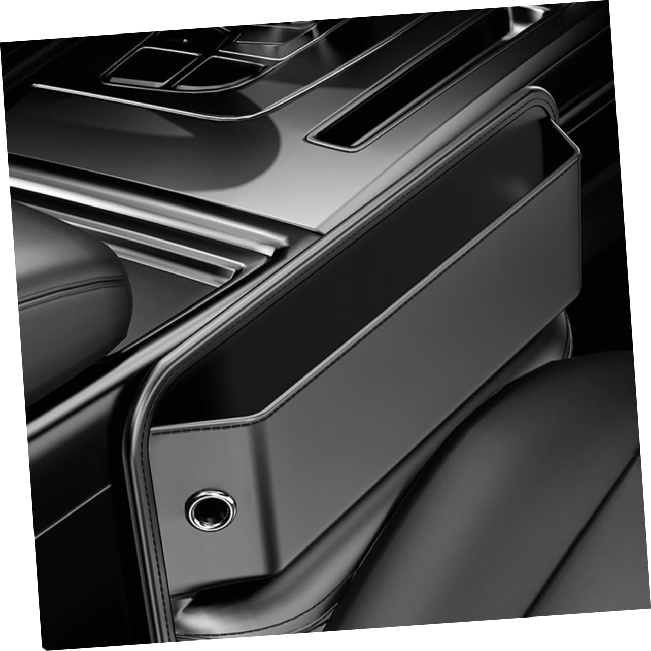 TOPBATHY Caja De Almacenamiento Del Asiento Para Coche Organizador De Huecos De Asientos Almacenamiento Color Negro Material Resistente Para El Orden Tu Vehículo