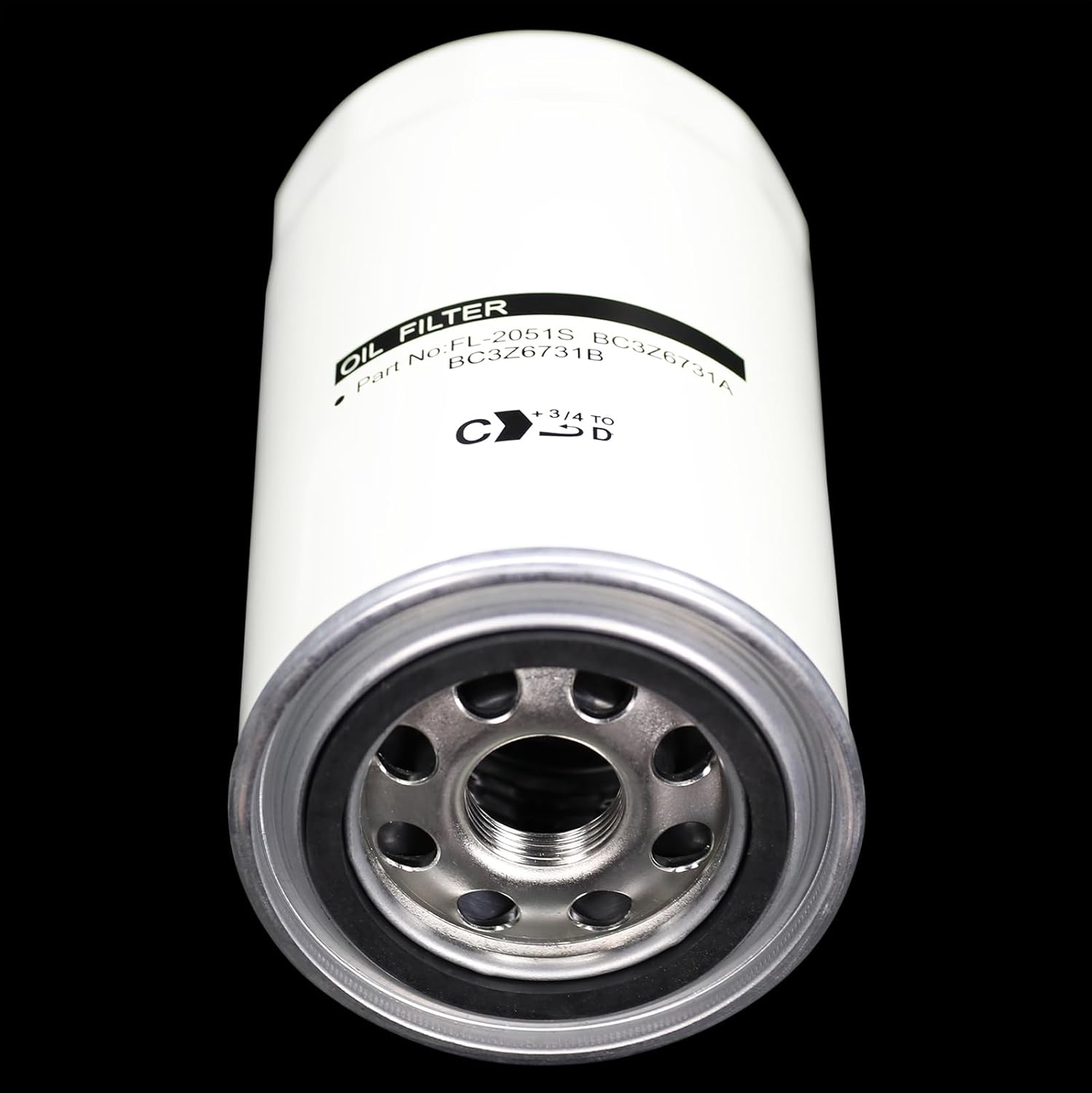FL2051S Oil Filter Compatible with 2011-2022 Ford F250 F350 F450 F550 F650 F750 6.7L Powerstroke Diesel Engine Replace BC3Z-6731-B BC3Q-6714-CA (Pack of 2)